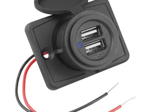 Priza auto 12V/24V 2x USB 5V /2.4A 60x45x40mm LTC LXG522