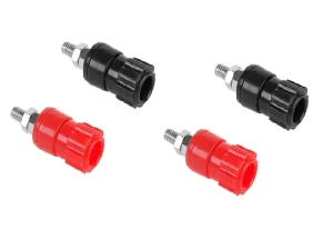 Set 4 mufe mama banana 4mm panou 16mm (2x rosu + 2x negru) Cabletech GNI0205-4