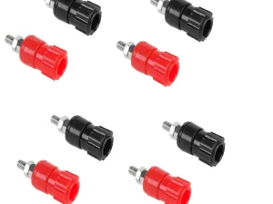 Set 8 mufe mama banana 4mm panou 16mm (4x rosu + 4x negru) Cabletech GNI0205-8
