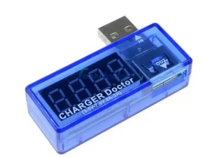 Tester USB Ampermetru 0A-3A /Voltmetru 3.5V-7V albastru