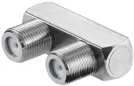 Adaptor TV forma de U Conector Soclu F - Soclu F 30x20mm cupru Goobay 11938