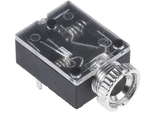 Conector Jack 3.5 mm mama stereo 3 piste cu intrerupator /montare pe panou /placa VG01221