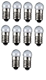 Set 10 becuri E10 12V 100mA glob Goobay 9592-10
