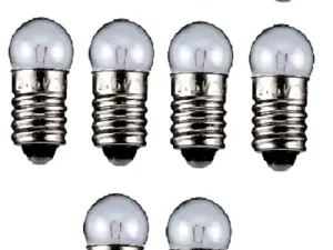 Set 10 becuri E10 12V 100mA glob Goobay 9592-10